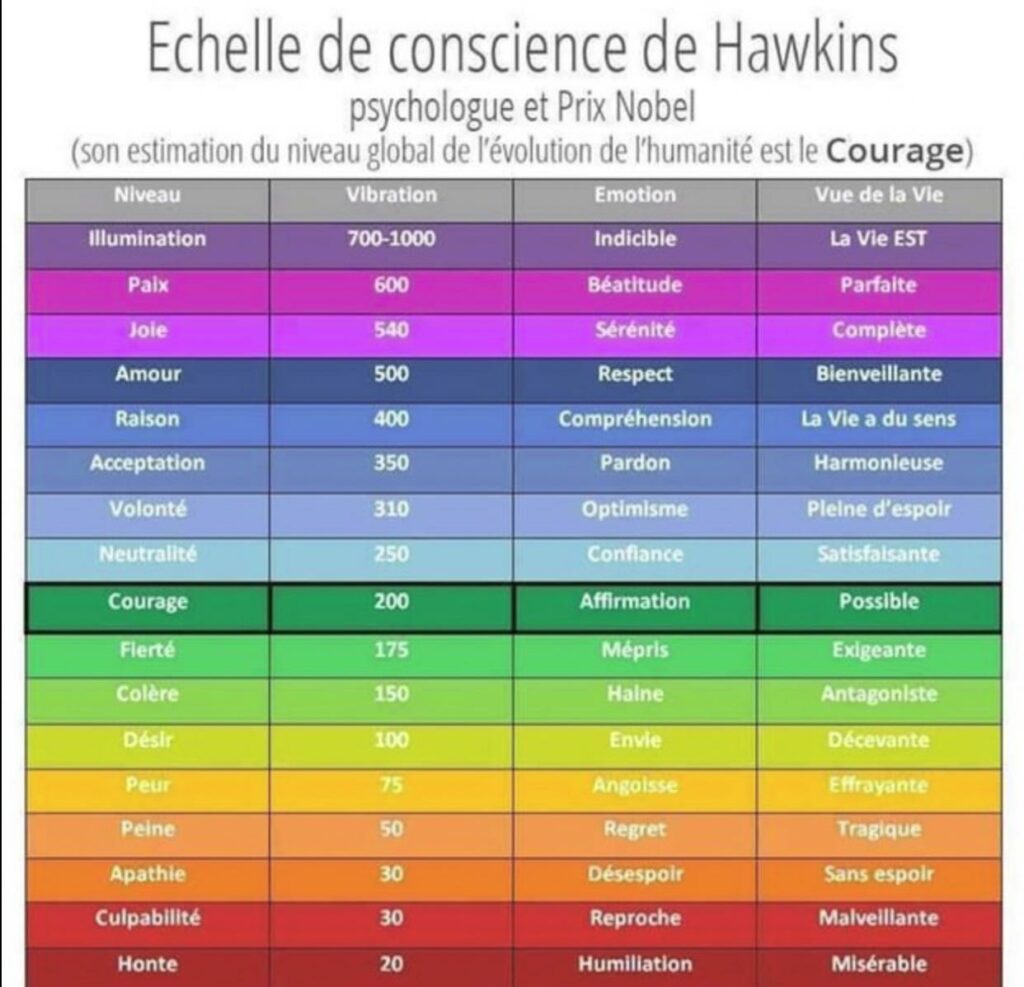Echelle de Hawkins